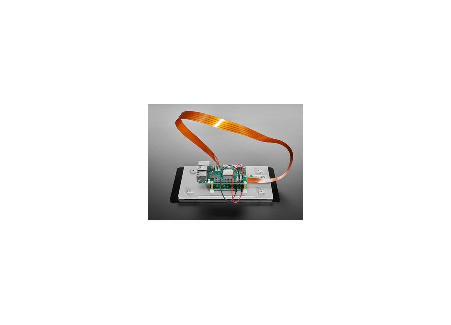 Raspberry Pi 5 FPC Display Cable - 22-pin 0.5mm to 15-pin 1mm - 500mm long.